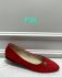 Балетки женские красный F-34